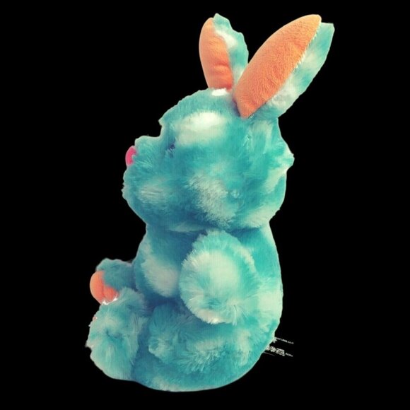 Animal Adventure Easter Bunny Rabbit 13" Blue White Tie-dye Easter Spring 2018 - Picture 4 of 8